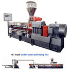 300 - 400 Kg / H Double Screw Extruder Machine With Under Water Pelletizing System