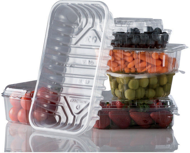 食品等級プラスチック シートの放出機械双生児ねじ包装の容器